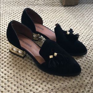 Jeffrey Campbell Civil Pearl Heeled Loafer